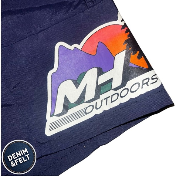 MadHappy Unisex OUTDOORS NYLON SHORT Navy Blue/Midnight | NEW/NWT!!💙 - Picture 3 of 12